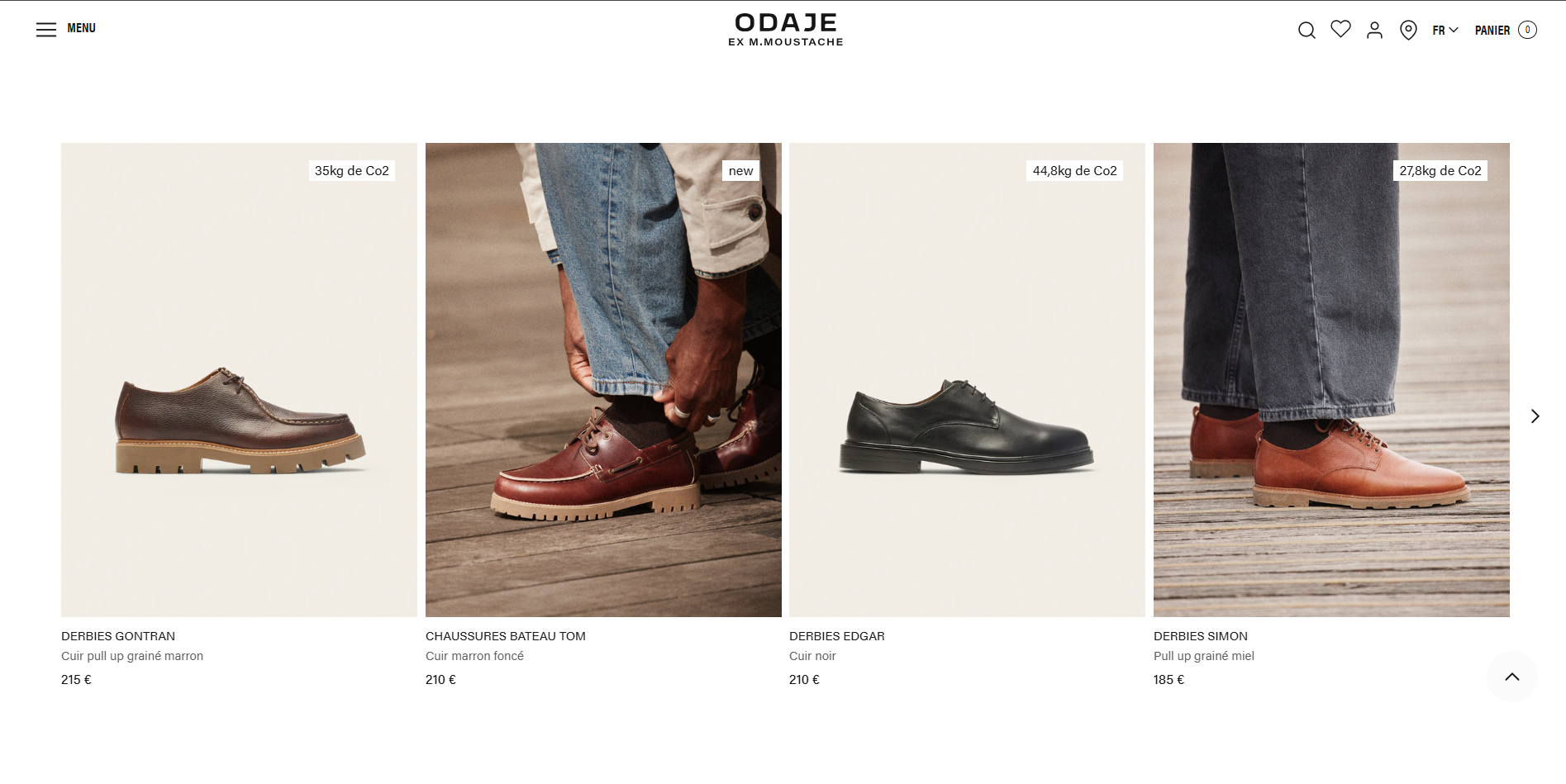 Site e-commerce ODAJE