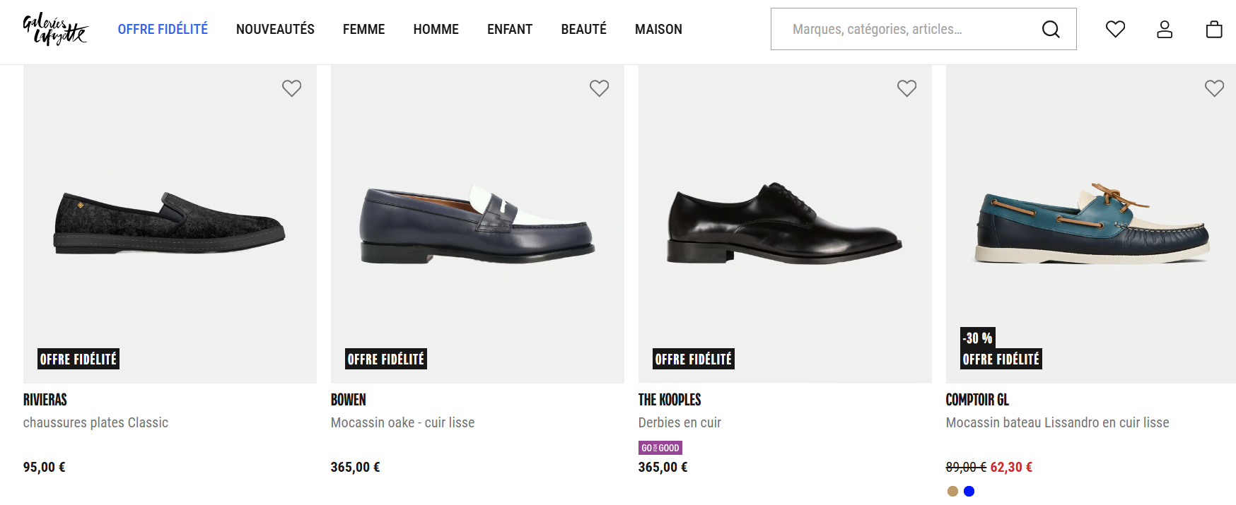 Galeries Lafayette marketplace